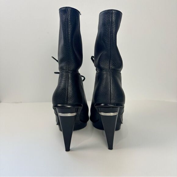 Michael Kors leather St. Marks peep toe booties - Picture 5 of 15